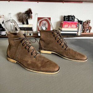 Pierre Hardy Desert Chukka Boots Hush Puppies Booties Suede Leather